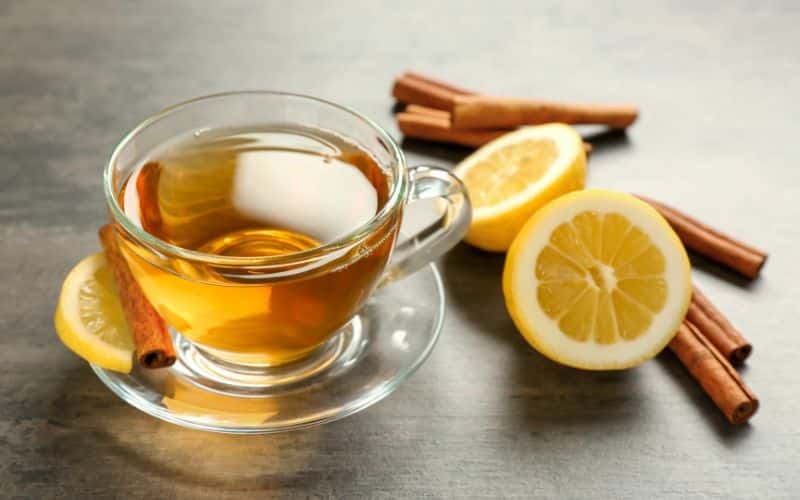 Chá de Canela com Limão